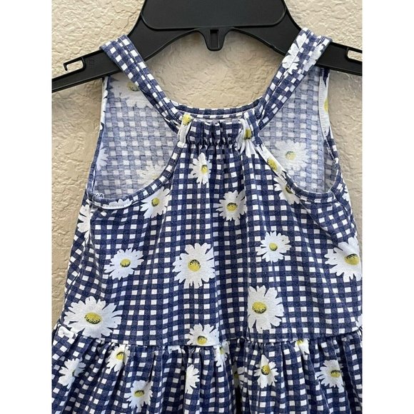 Gerber Infant Baby Girl 24 Months Floral Blue Gingham Daisy Dress Co - Picture 4 of 11